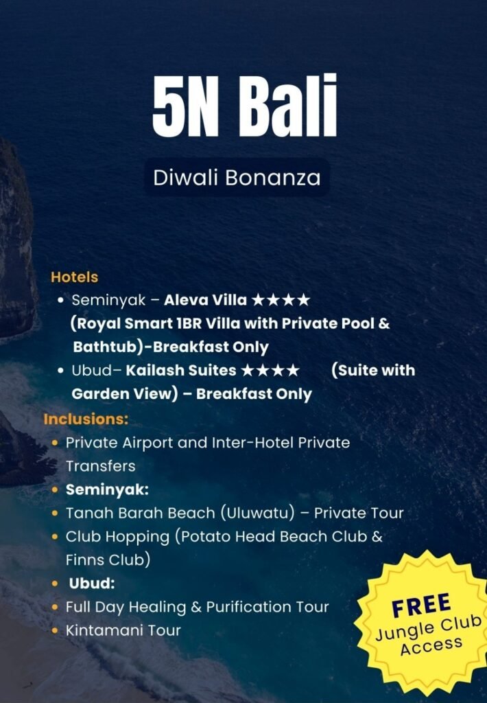 5N Bali Diwali Special - Without Flights